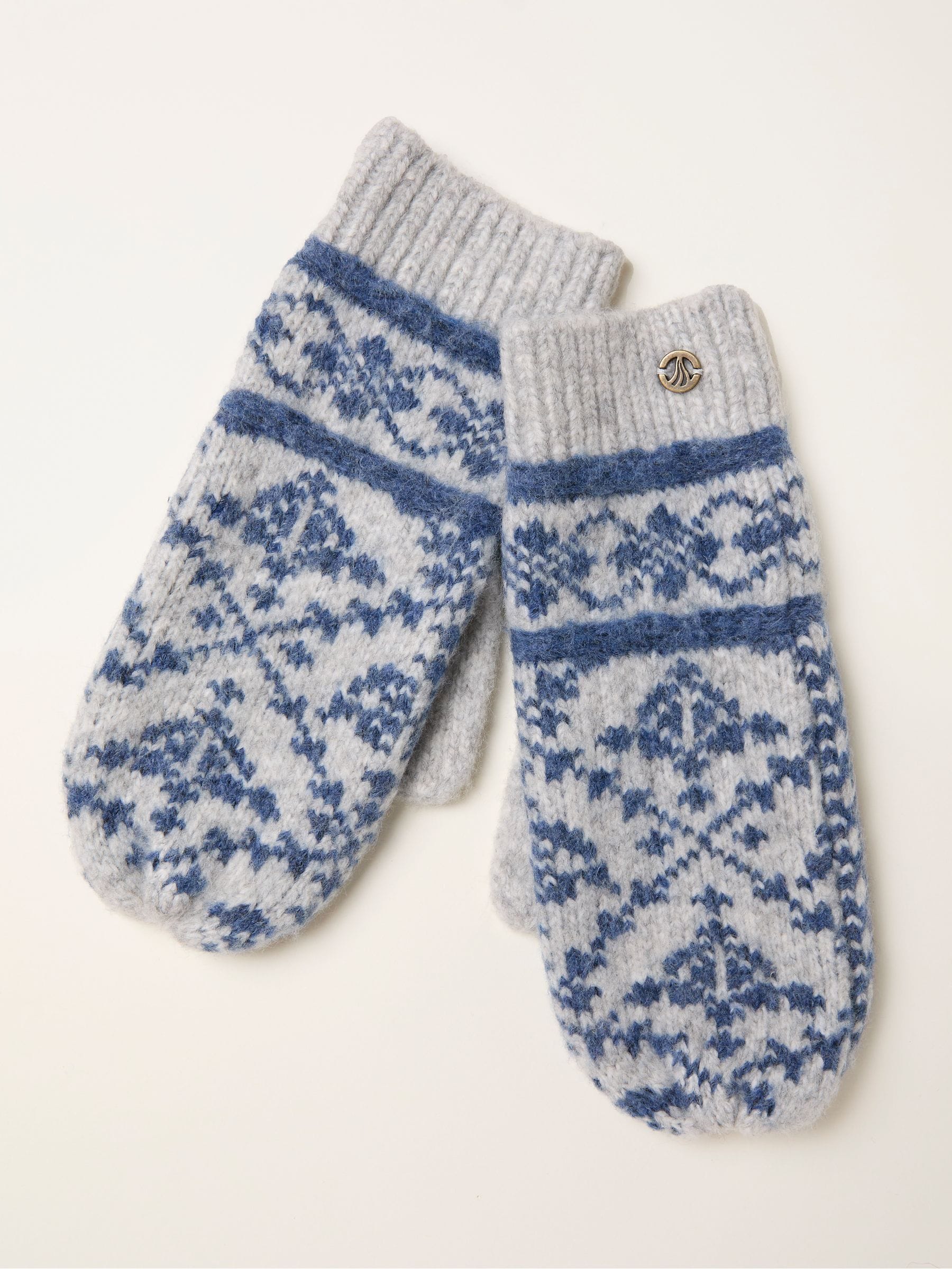 FatFace Pattern Mittens