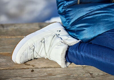 Viking Snøfnugg Mid GTX Warm Vintersko, Eggshell