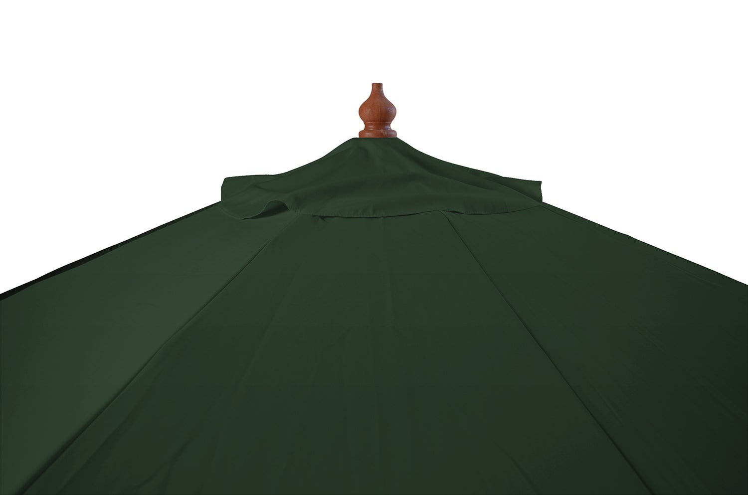 350 cm groene parasol, elegant design met windvanger en UV-bescherming 50