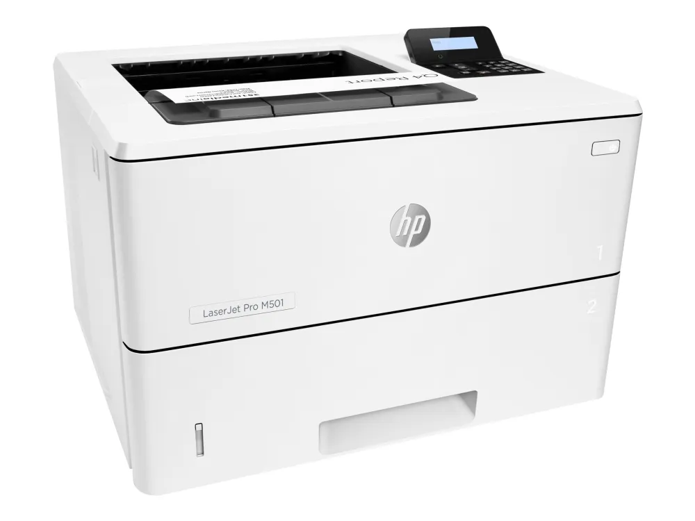 HP LaserJet Pro M501dn - Printer - S/H - Duplex - laser - A4/Legal - 4800 x 600 dpi - op til 43 spm - kapacitet: 650 ark - USB 2.0, Gigabit LAN, USB 2.0 vært