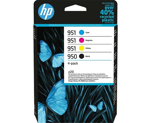HP 950 Black / 951 CMY Original Ink Cartridges 4-pack