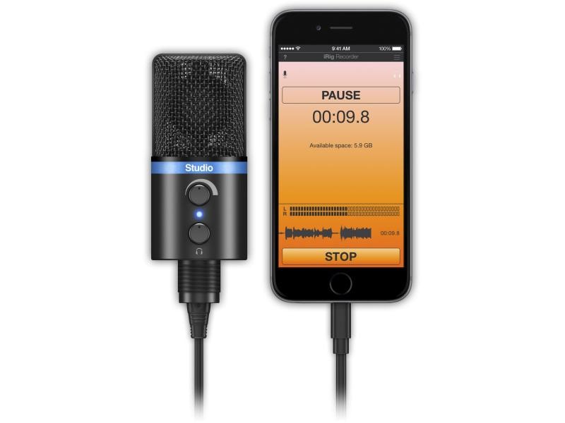 IK Multimedia Mikrofon iRig Mic Studio Kompaktes Studiomikrofon