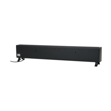 Eurom Alutherm Baseboard 2000 Zwart met WiFi