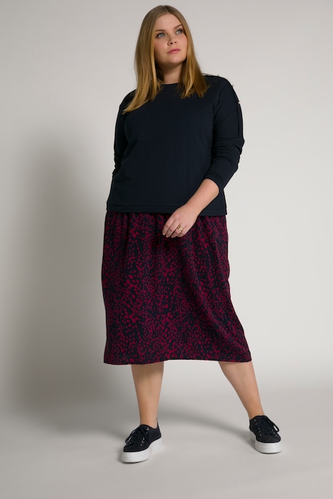 Bellieva-Sweatkleid, Stillfunktion, Rundhals