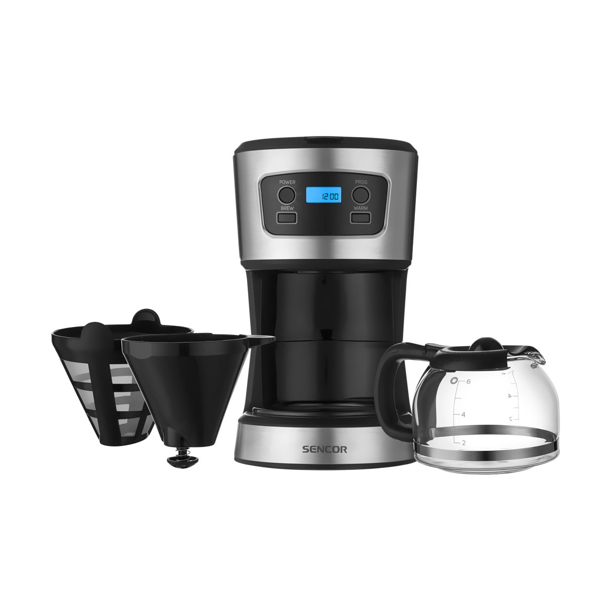 SENCOR Kaffetrakter med LCD-skjerm