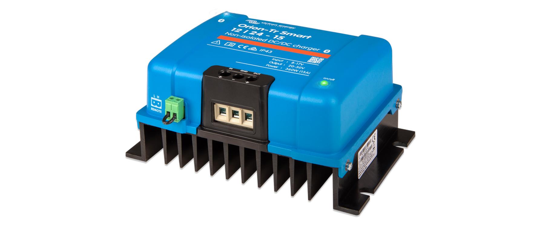 Laderegler Orion-Tr Smart 12-24 V 15A, 360 W<br>Ladewandler mit 3 Ladestufen, nicht isoliert