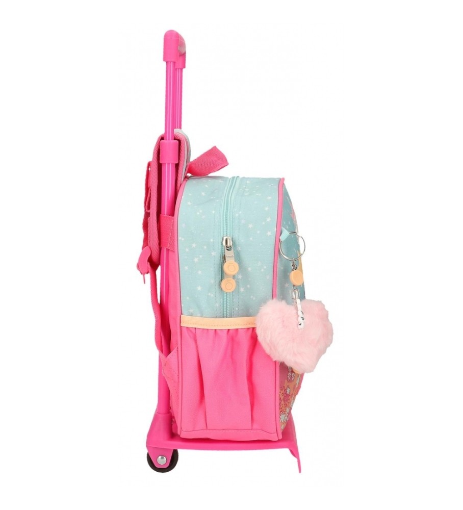 Mochila pré-escolar Enso Ballons com carrinho, 25 cm