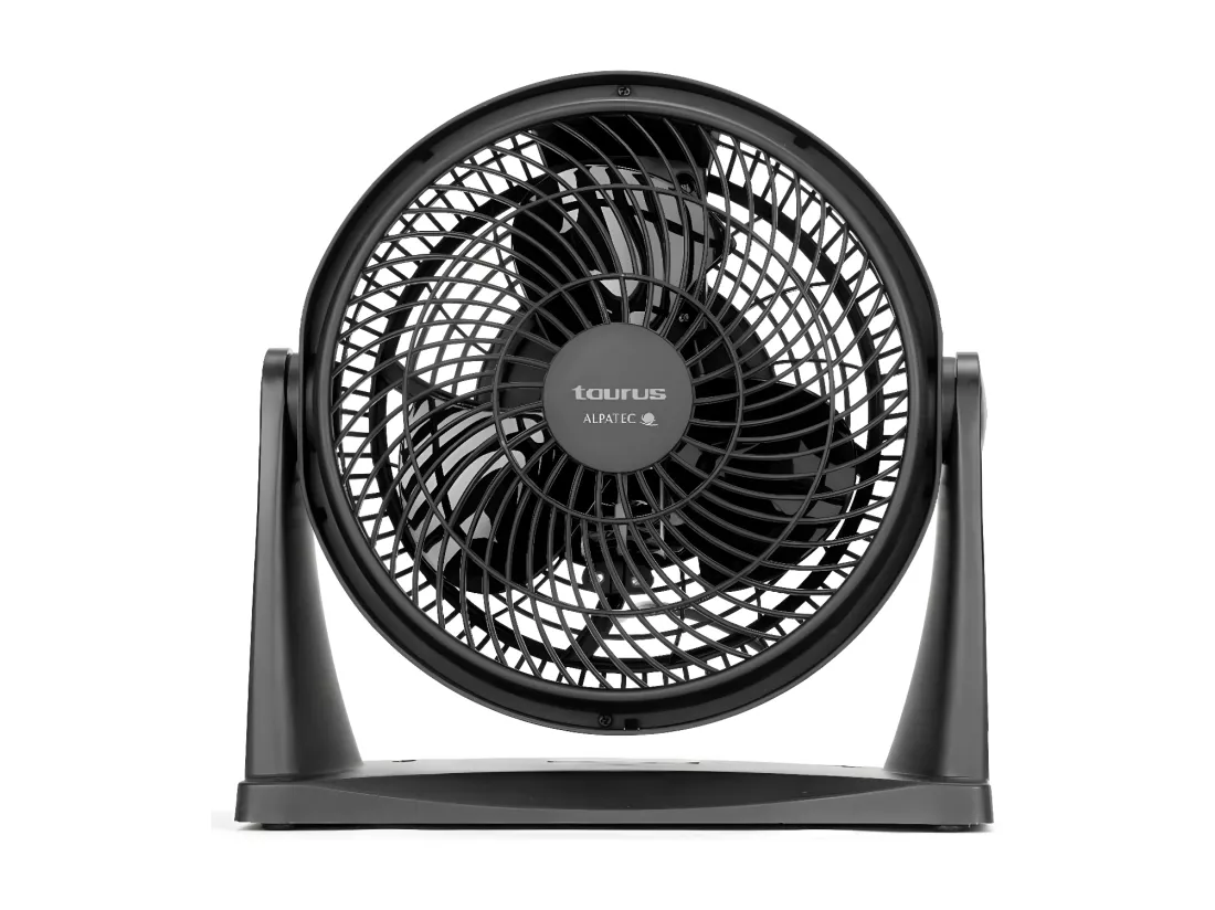 Taurus Alpatec Ventilateur de bureau 25cm 23w 2 vitesses noir - ice brise mini