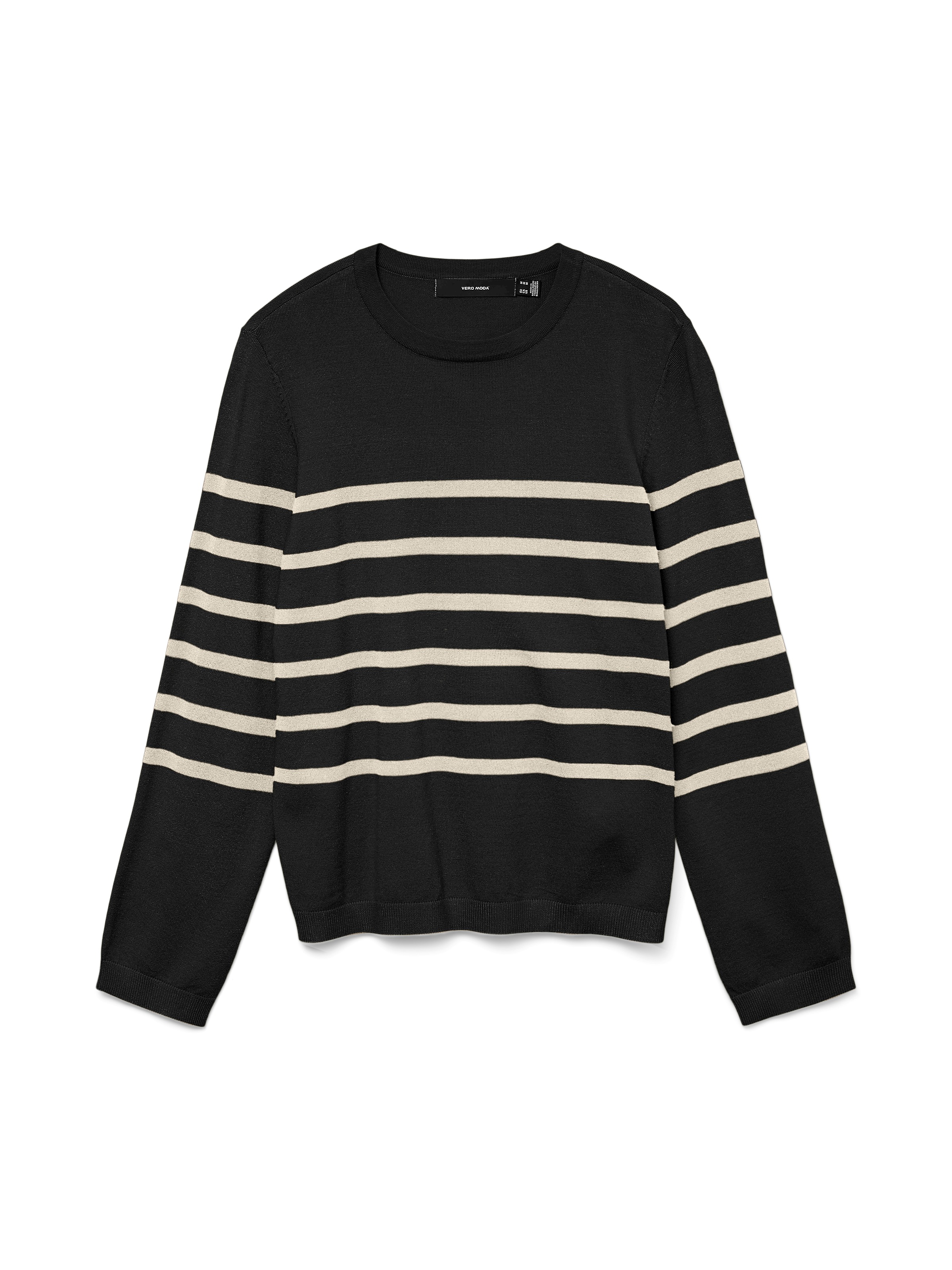 Vero Moda Rundhalspullover »VMSABA PLAIN LS O-NECK PULLOVER GA NOOS«