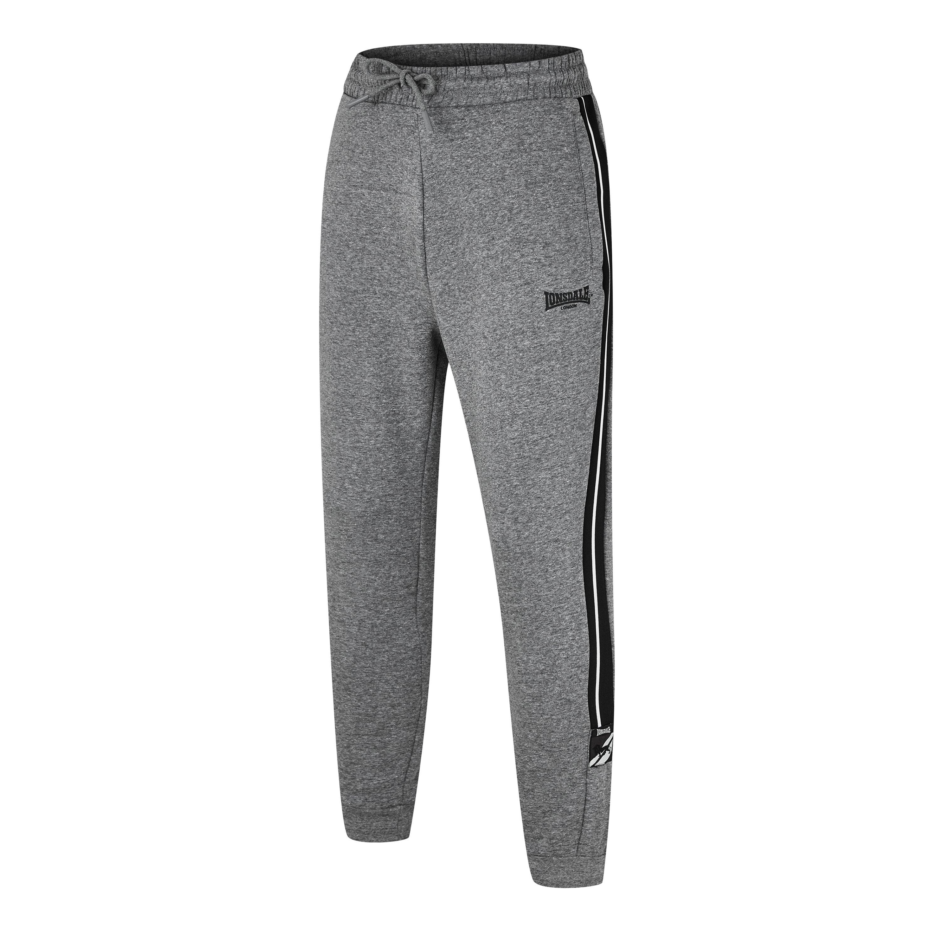 Lonsdale 2 Stripe Jogging Bottoms Mens