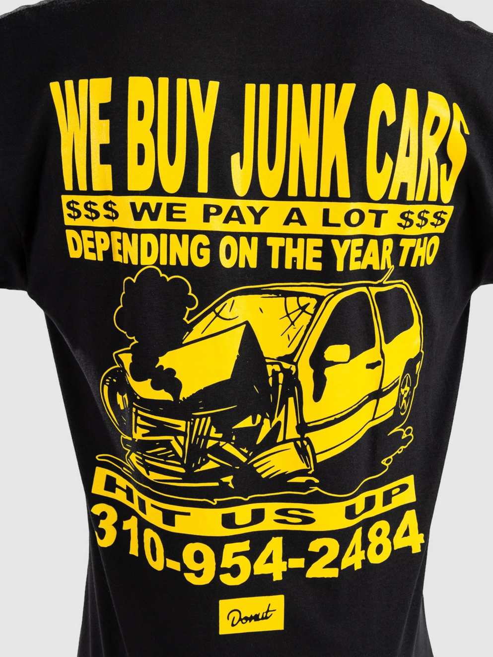 Donut Junk Cars T-Shirt black