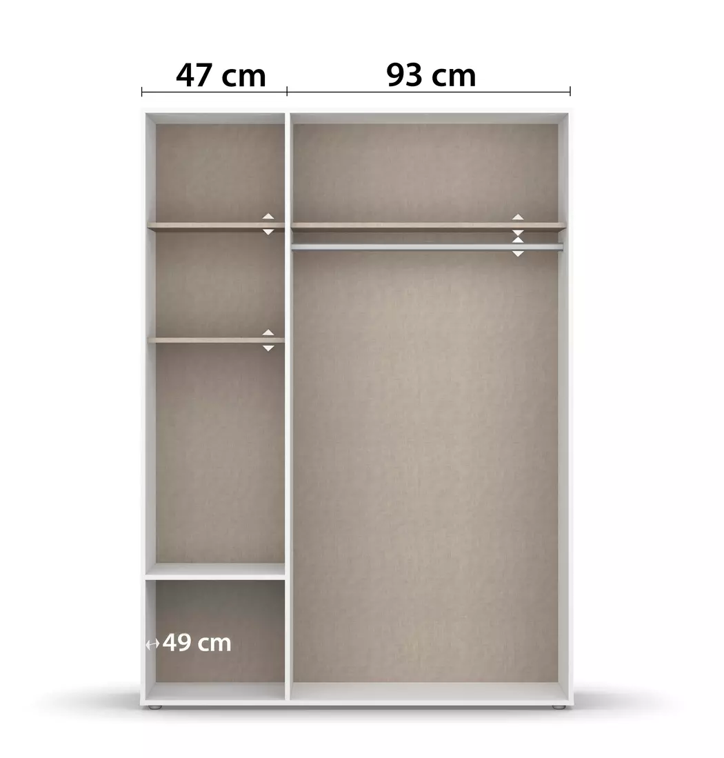 Kleiderschrank Voyager 140 x 194 cm