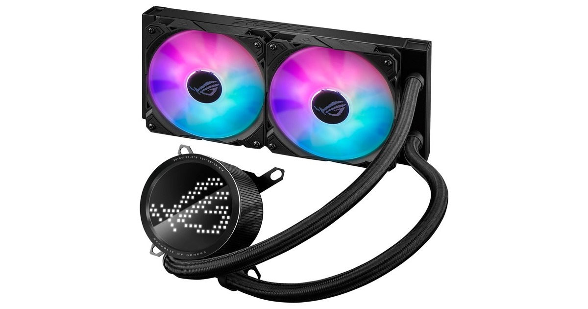 ASUSROG RYUO III 240 ARGB waterkoeling  (Zwart, 4-pins PWM fan-connector)