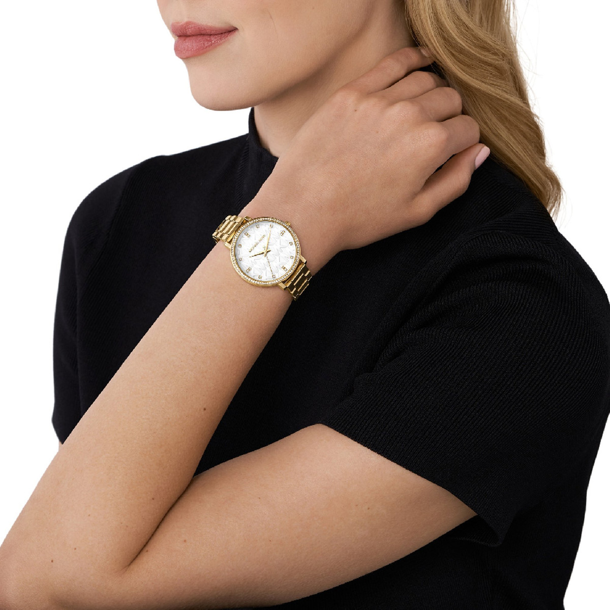 Montre MICHAEL KORS Pyper femme bracelet acier doré