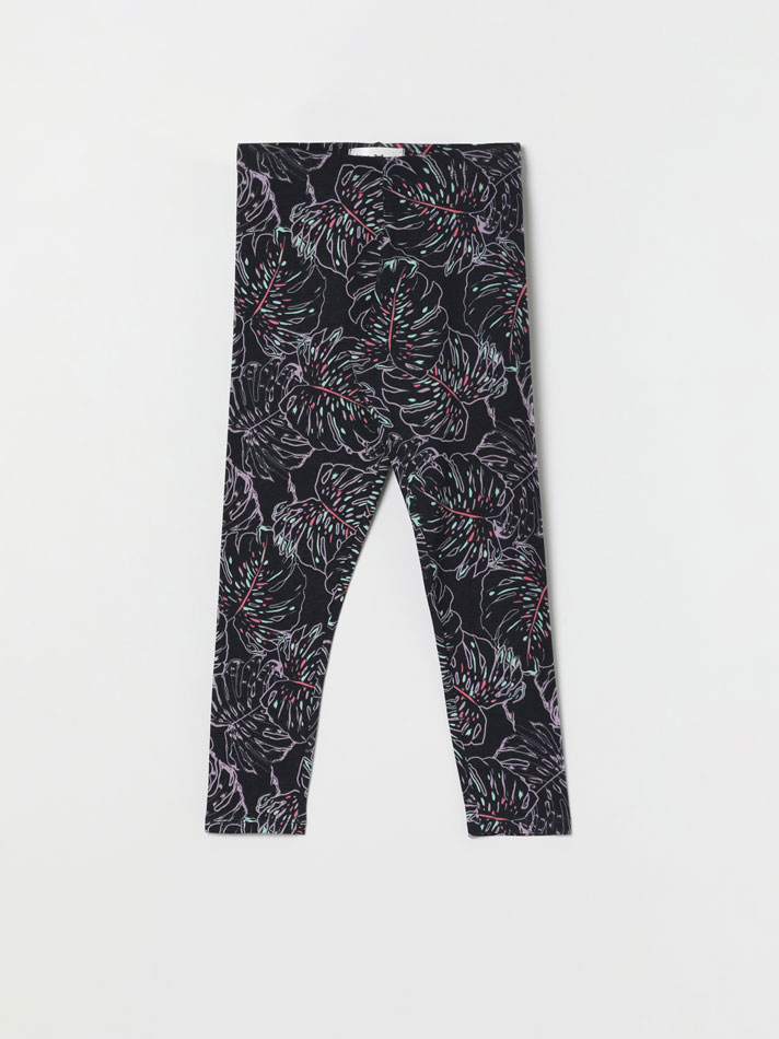 Conjunto de 6 leggings compridas - Azul Marinho