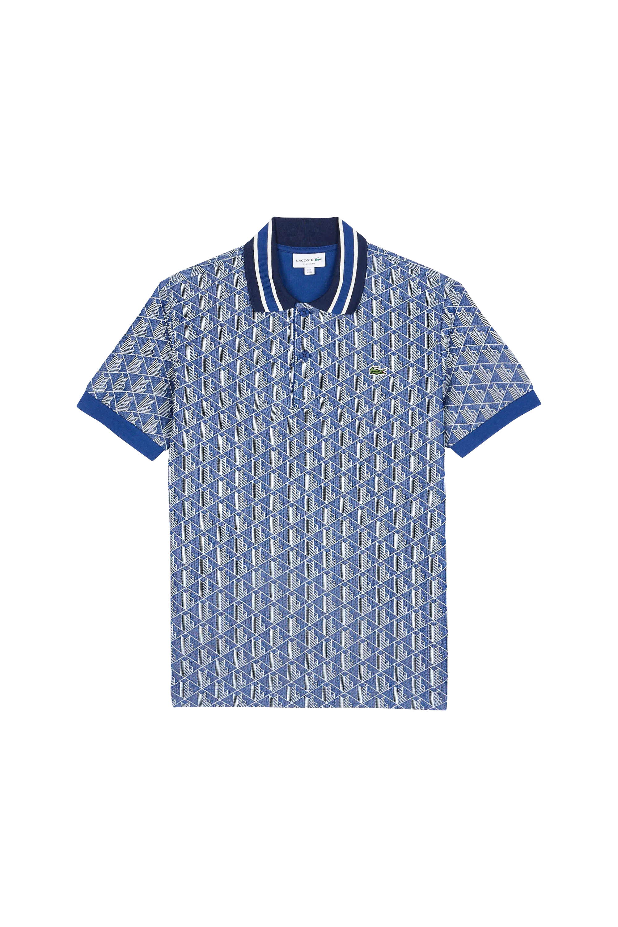 LACOSTE Polo THE BLEND MONOG QIE METHY Bleu