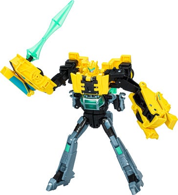 Transformers EarthSpark Cyber-Combiner Figursett Bumblebee & Mo Malto