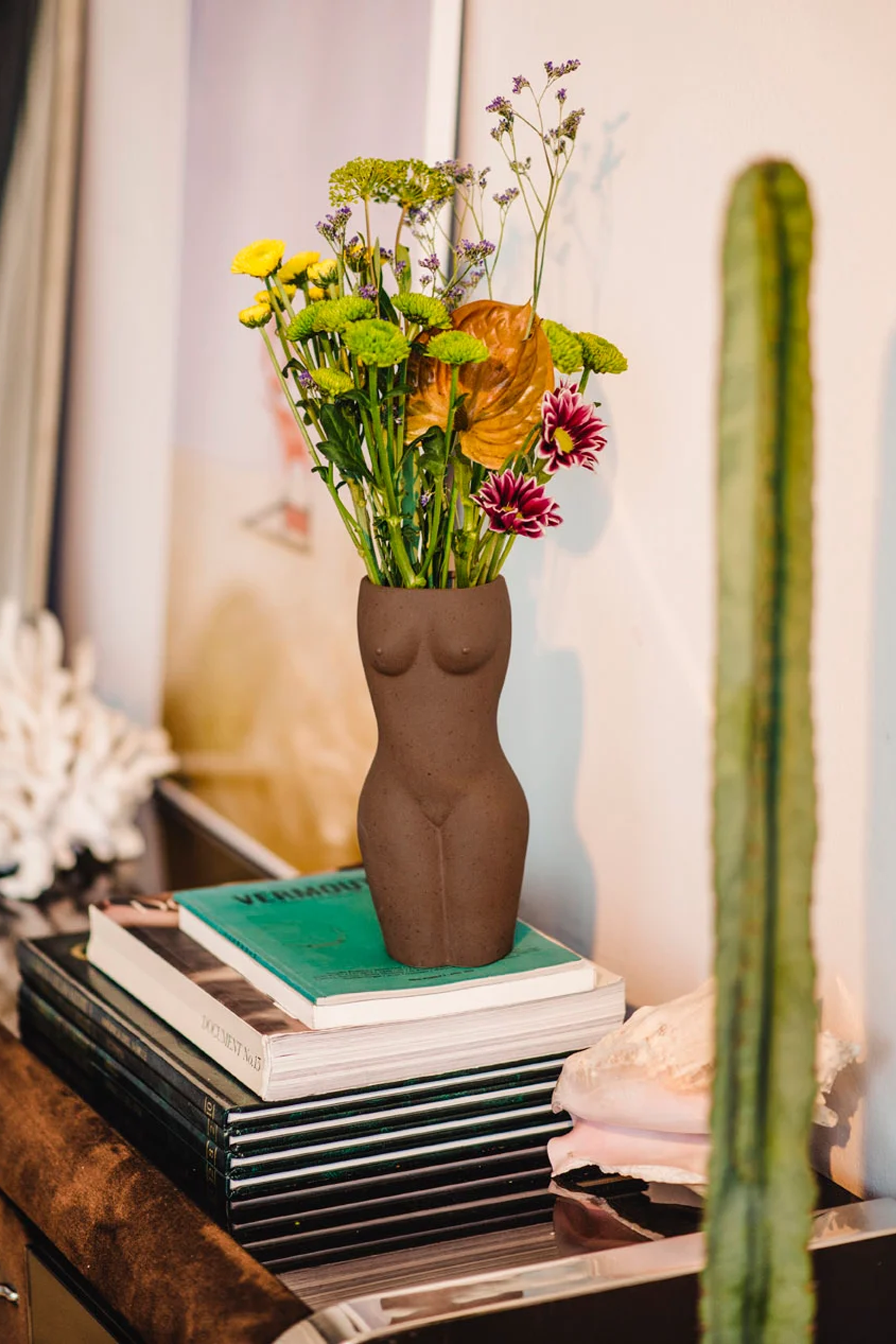 DOIY Vase Marron