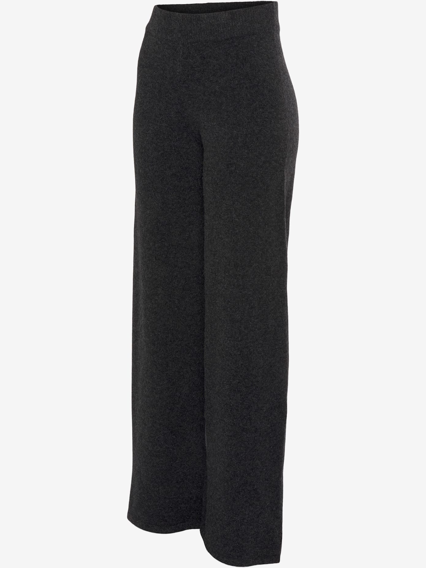 Pantalon en tricot avec jambes larges