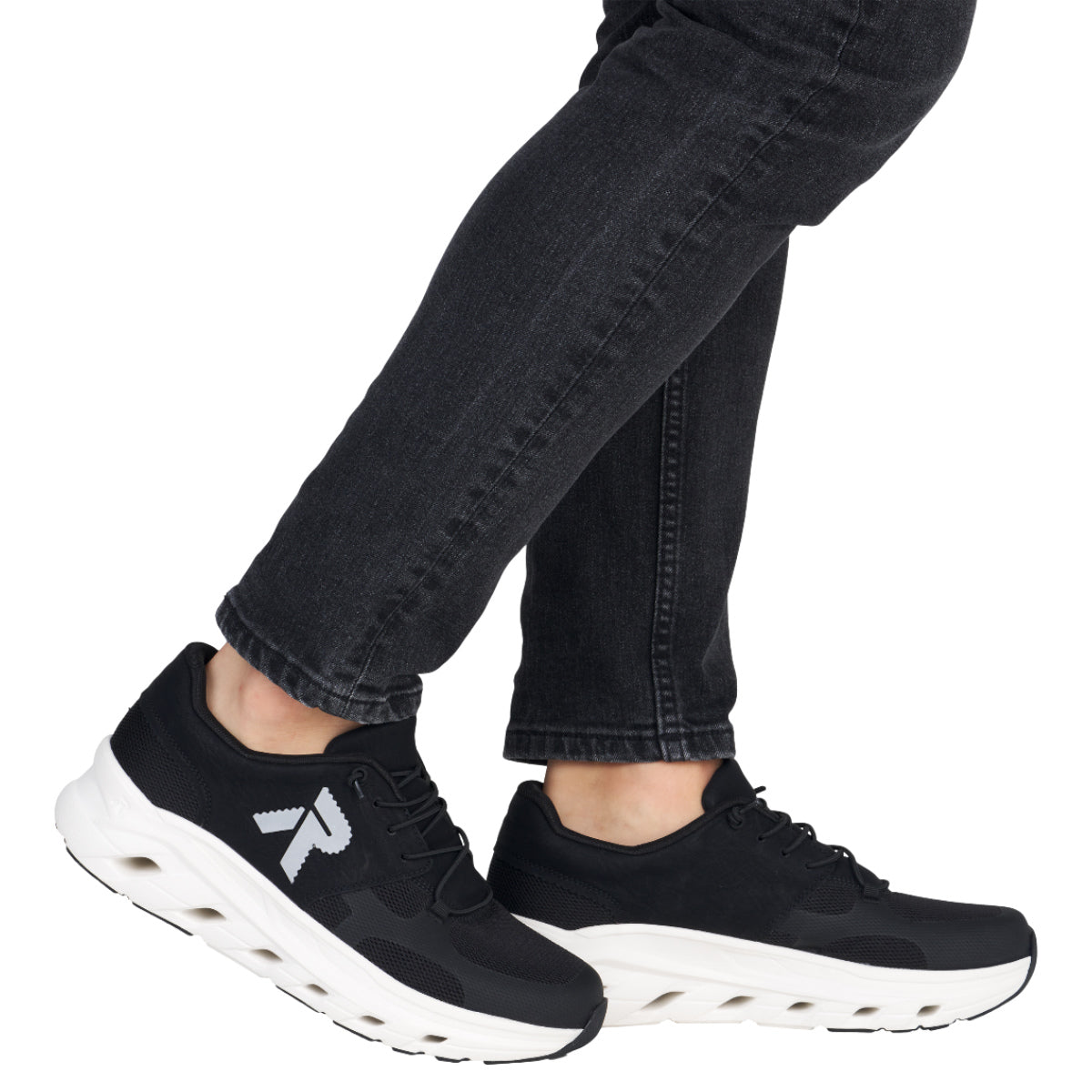 Sporty sneakers, herre, sort
