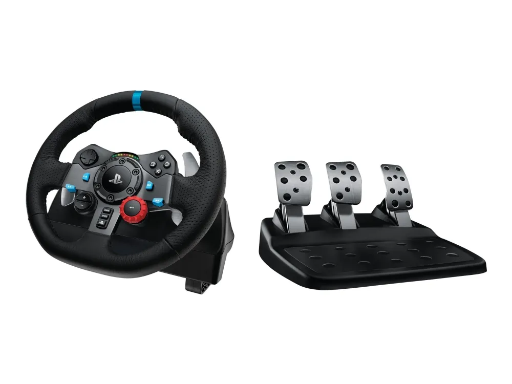 Logitech® | G29 Driving Force - Rat og pedalsæt - kabling - for; Sony PlayStation 3/4/5