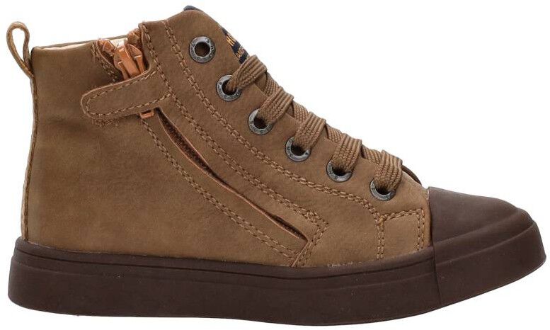 Shoesme Veterschoenen Hoog cognac