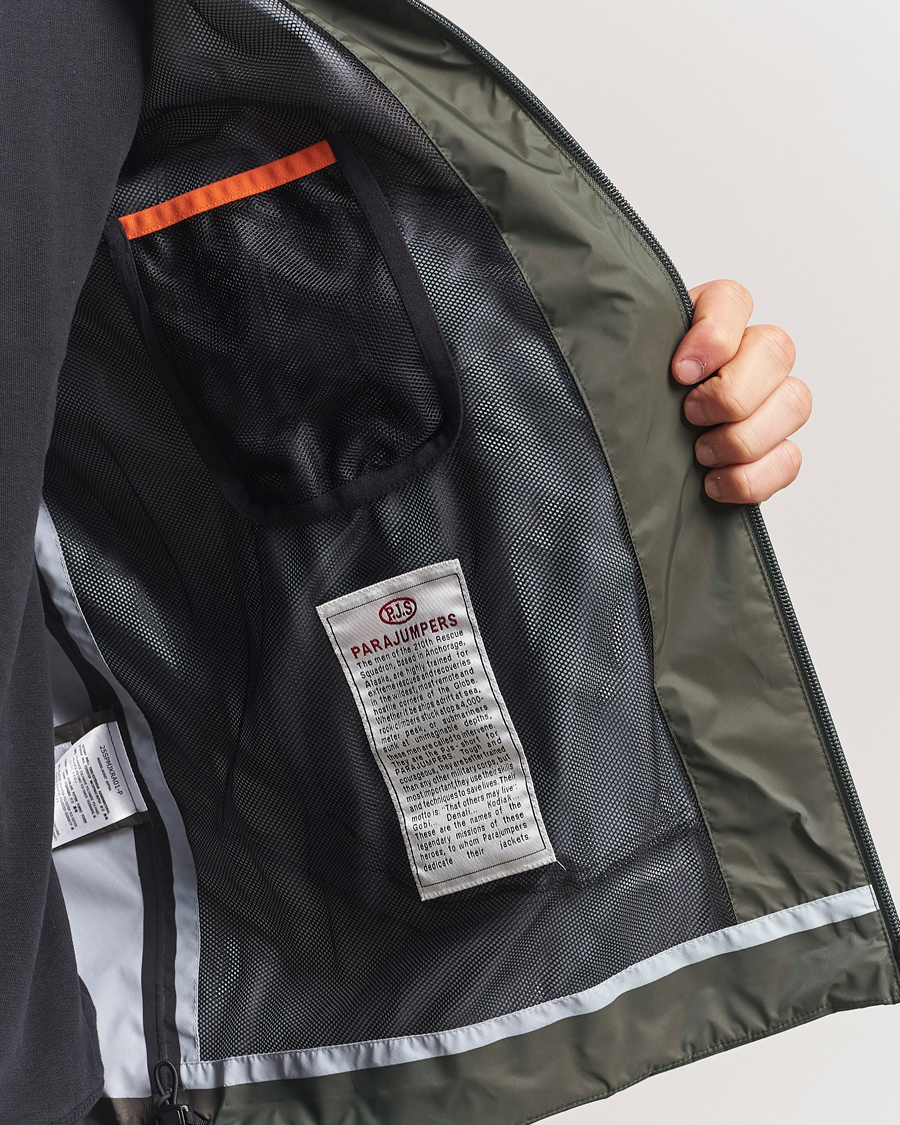 Parajumpers Aso Rain Hooded Jacket Dark Mud
