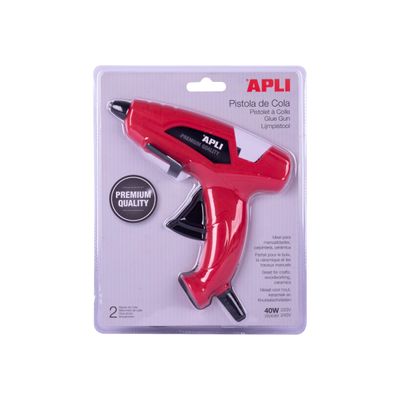 APLI - pistolet à colle 40W + 2 bâtons