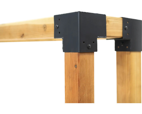 WESTMANN Michel brandhoutstapelhulp, maat XXL, 198 x 40 x 180 cm, naturel