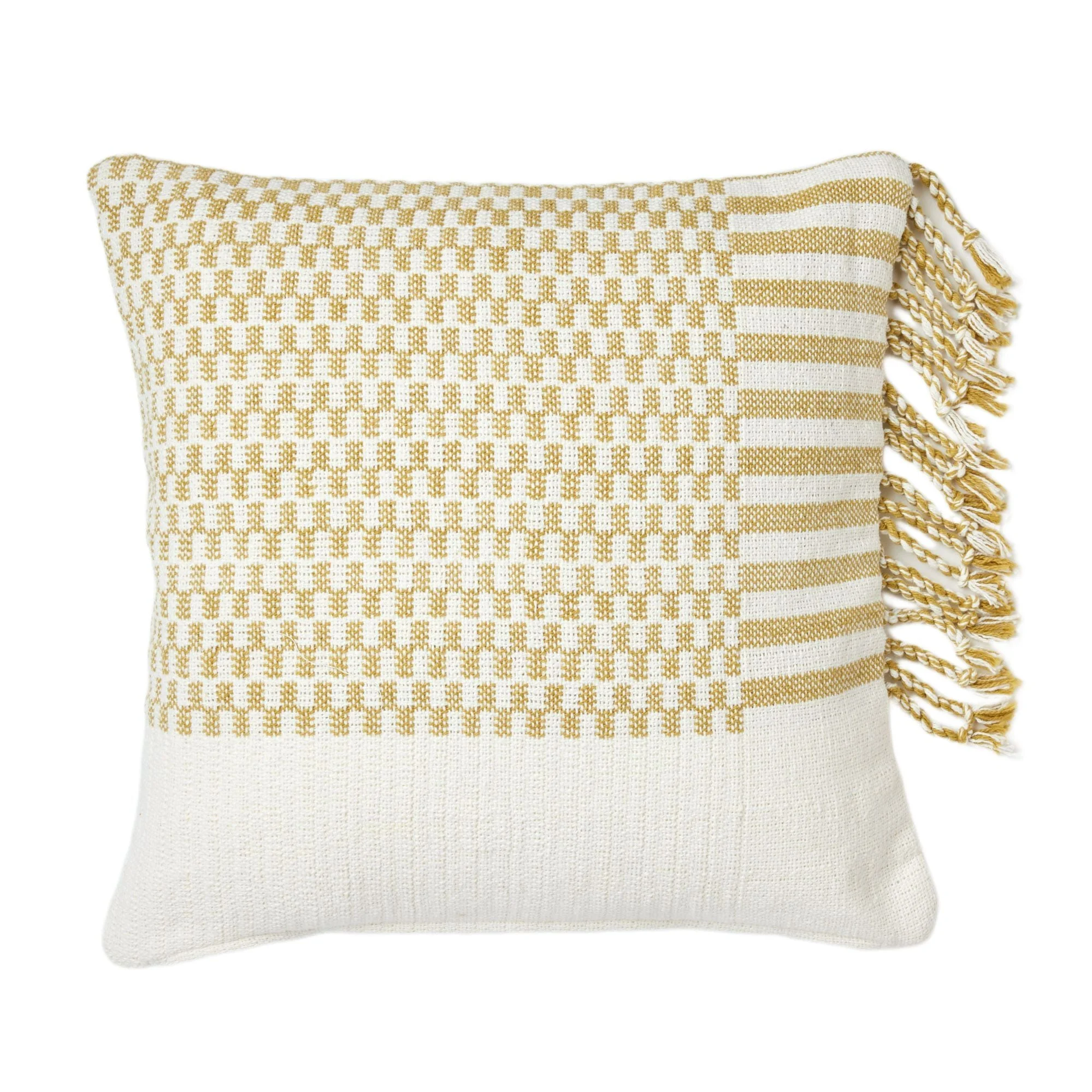 FARIK - Housse de coussin | Jaune