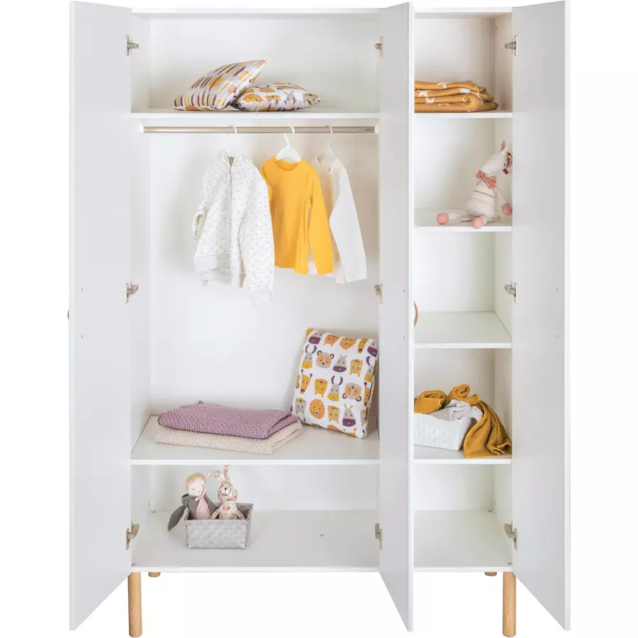 Schardt Kinderzimmer Melody White 3-türig