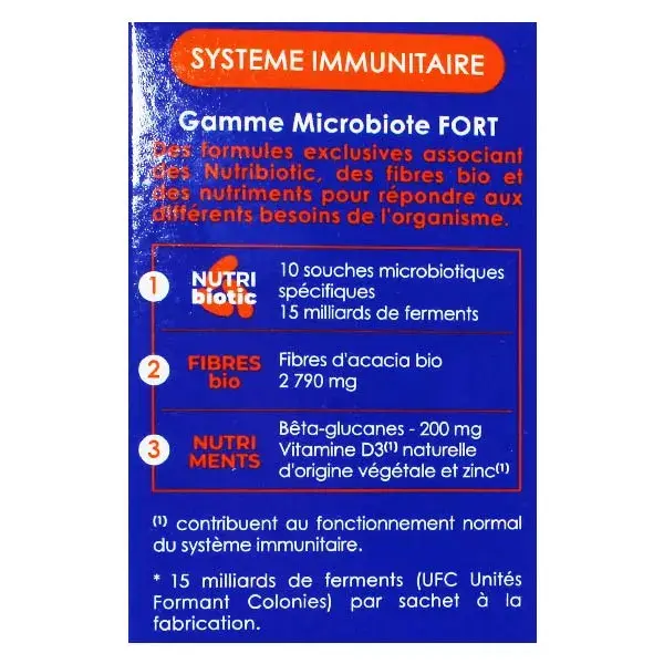 Nutrigée Microbiote Fort Système Immunitaire 14 sachets