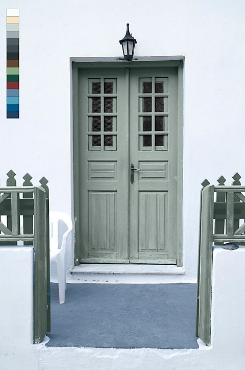 Peinture extérieure bois Tollens satin gris clair 2L