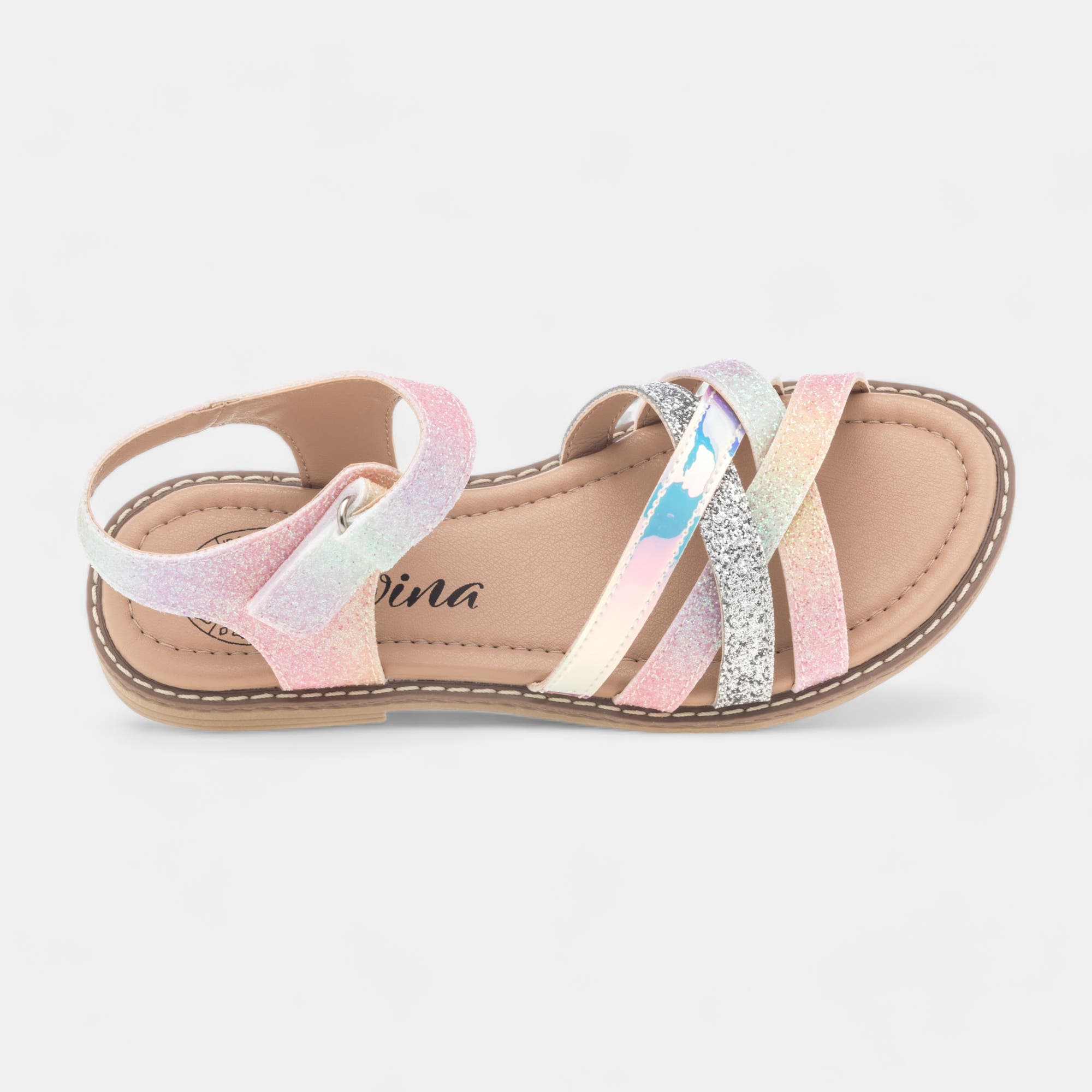 Nu-pieds Fille multicolore