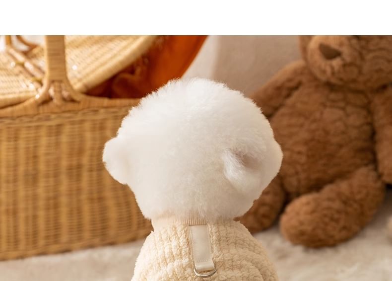Cissilli - Panda Applique Chenille Pet Overall