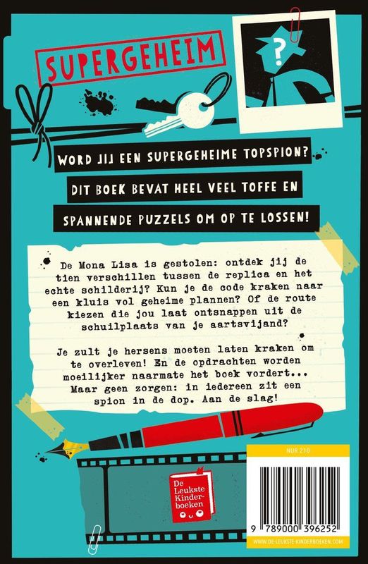 Het supergeheime spionnenpuzzelboek