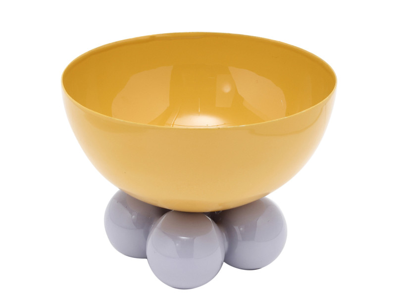 Bowl Double Funky Medium PT4251BL Cobalt blue & soft pink