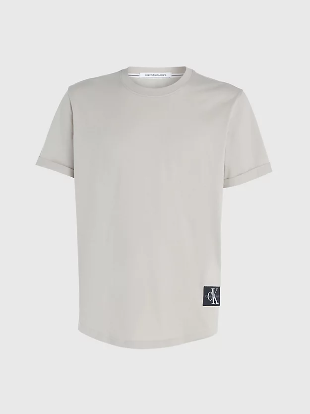 Camiseta de algodão com brasão