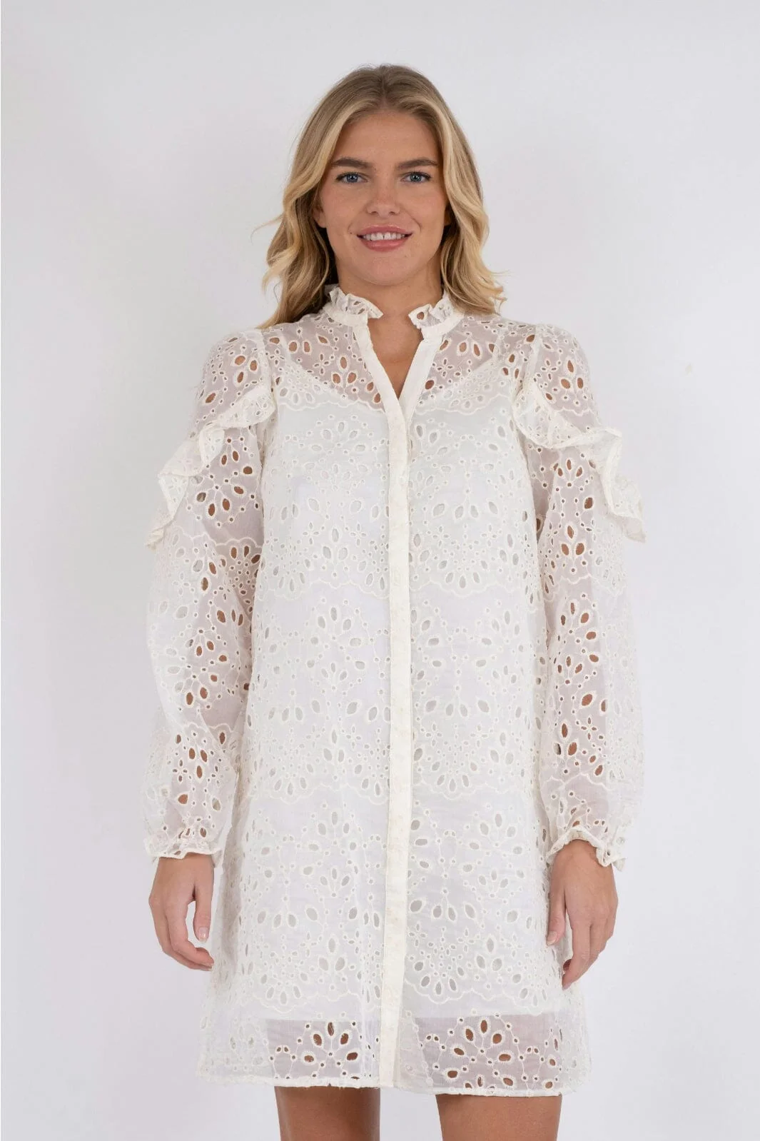 Neo Noir Abby Embroidery Dress