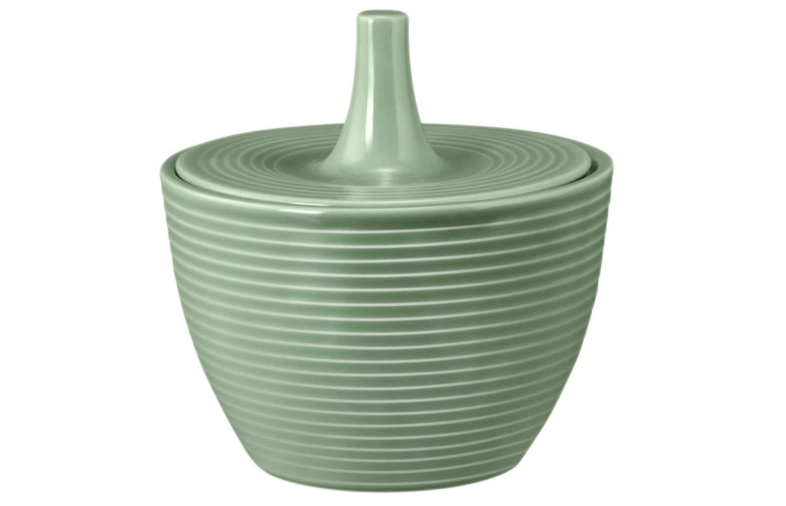 Seltmann Weiden Zuckerdose BEAT COLOR GLAZE salbeigrün