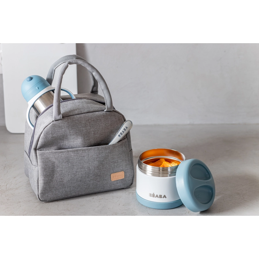 BEABA® Mahlzeit-Taschen Set On-the-go - windisches blau