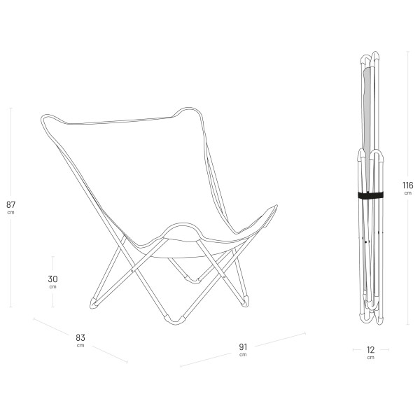 Lafuma Mobilier - Pop Up XL Airlon + - Chaise de camping