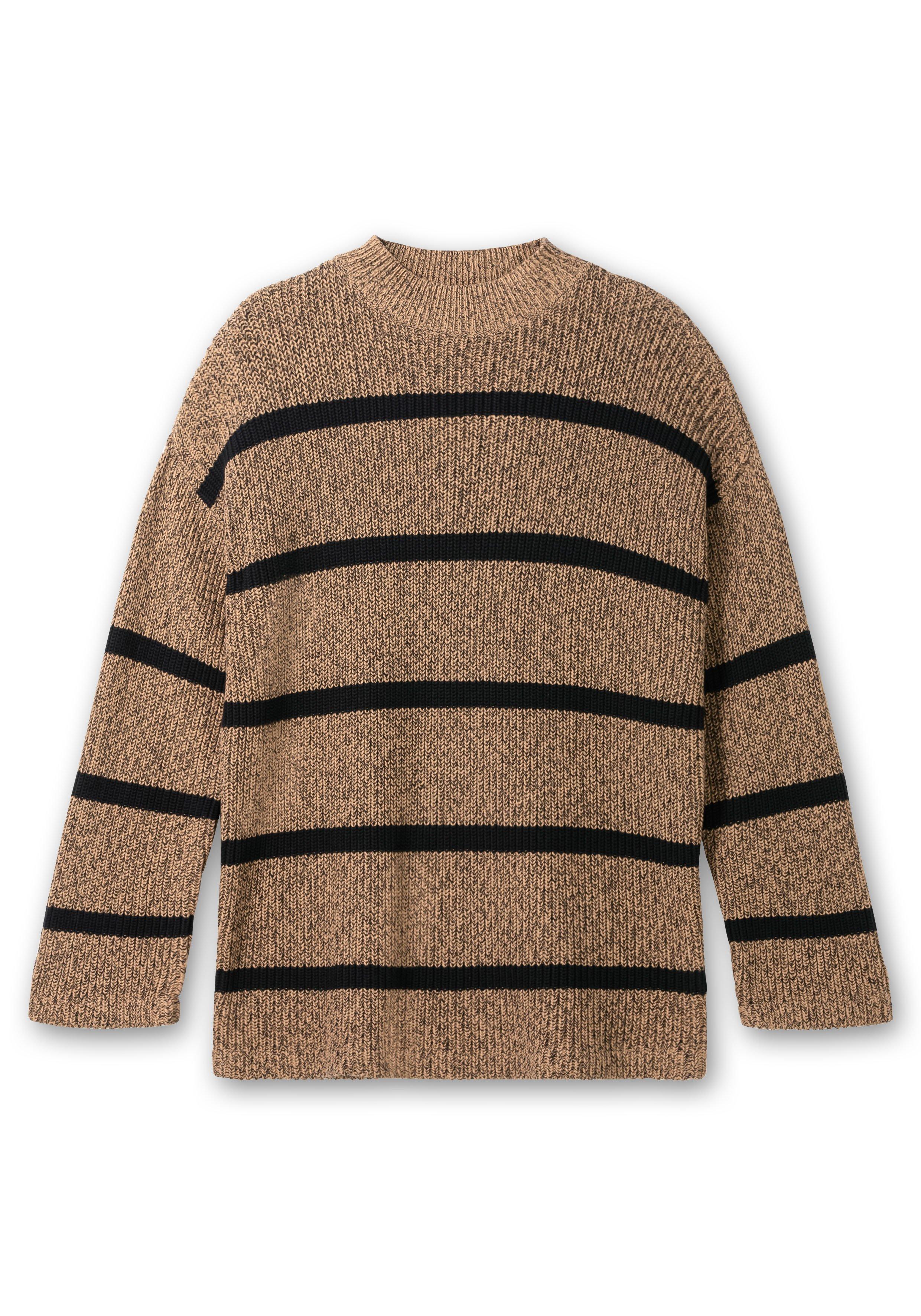 Pullover in Boxy-Form, mit Streifenmuster