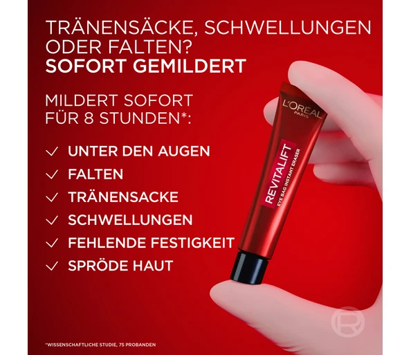 L'ORÉAL PARIS Revitalift Laser Anti-Tränensack Sofort Lifting Augenpflege