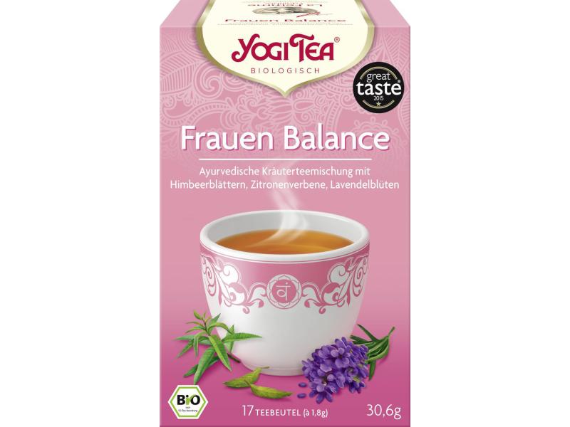 Yogi Tea Teebeutel Bio  Frauen Balance Tee Pack 17 x 1.8 g Ayurvedische Kräuter- und Gewürzteemischung