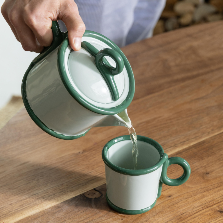 &klevering Loop theepot groen
