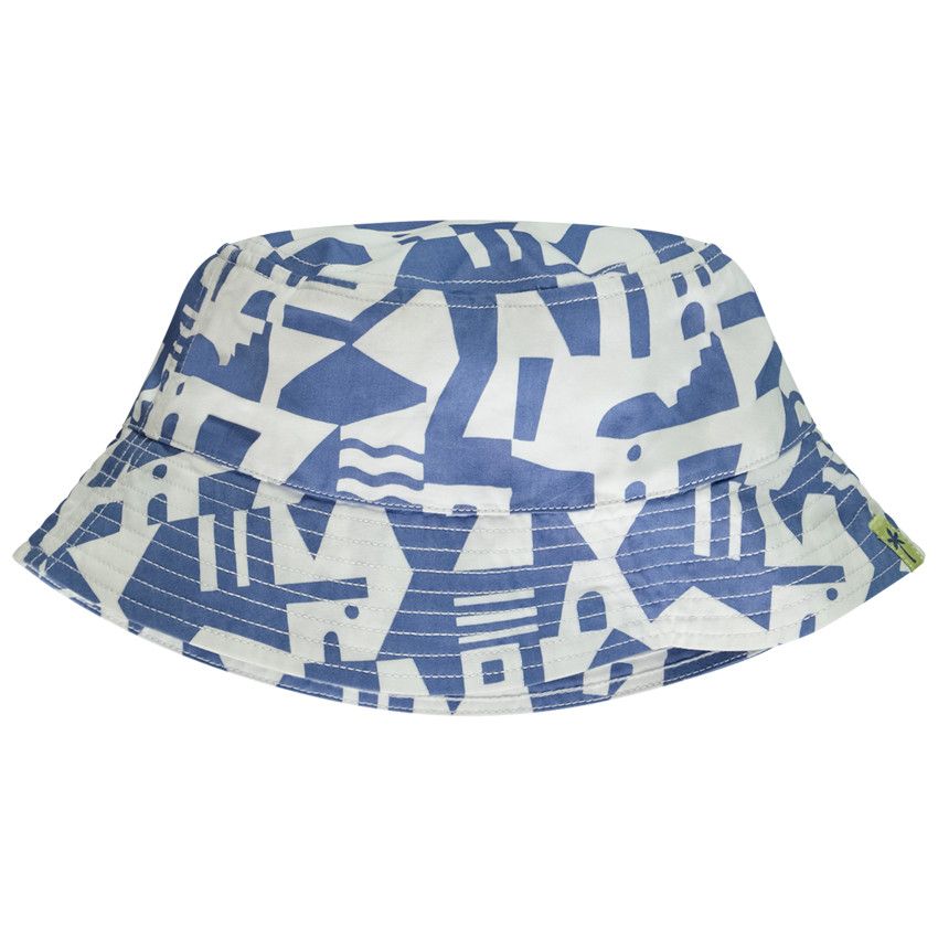 Bob imprimé Mykonos pour garçon - Bleu moyen