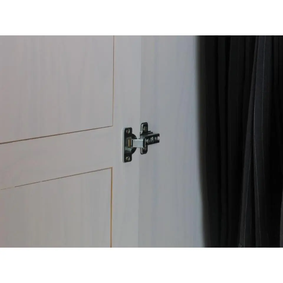 Hioshop 4deurs kast wit 2x2 Oslo kledingkast