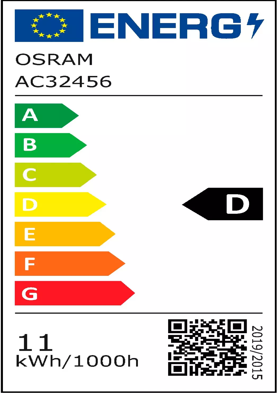 LED Birne E27/10 Watt/Energie D