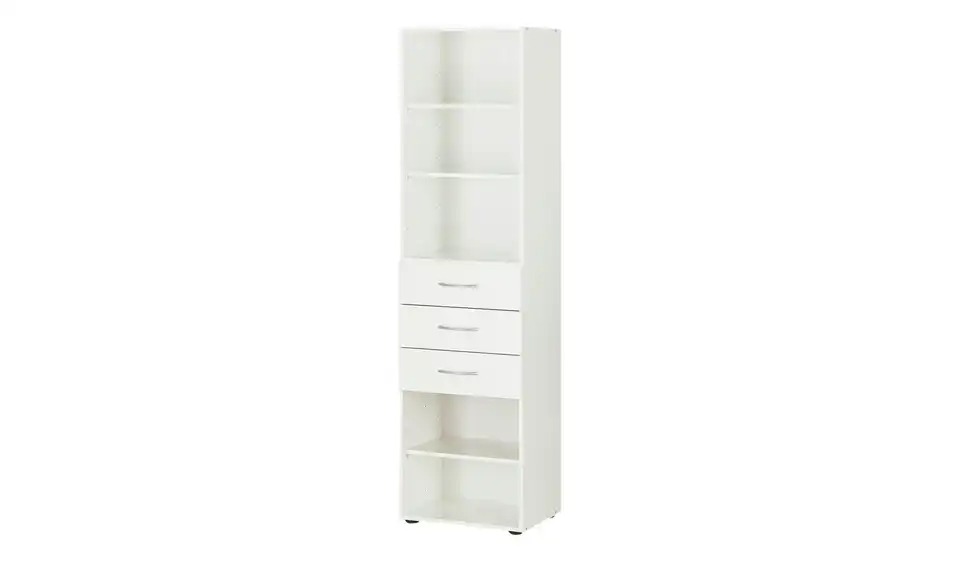 Regal Multischrank-System 50 cm 185 cm Weiß